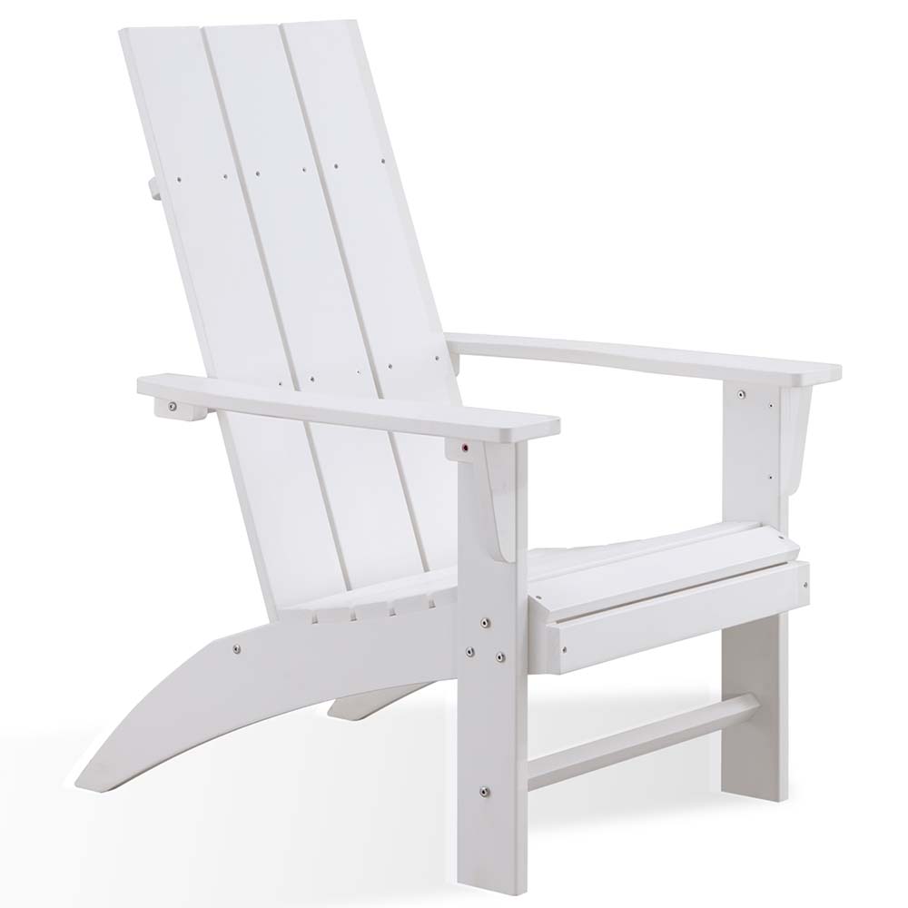 Adirondack Chair Plastic Lumber Garden Chair Simple Desgin MTAC02 White