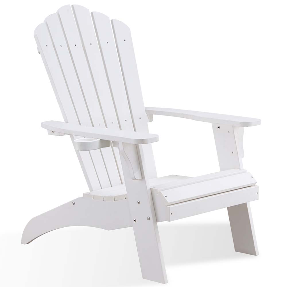 Adirondack Chair Plastic PS Wood Chair All-weather MTAC01 White