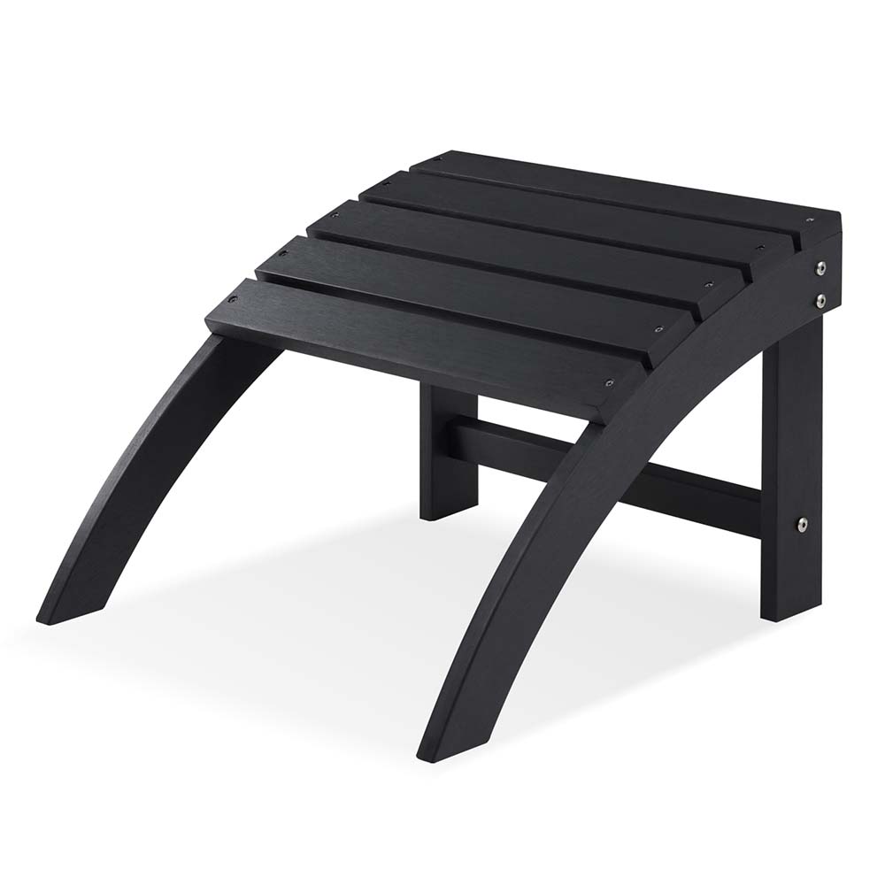 Foot Stool PS Adirondack-Ottoman Cheap Price EDOM01 Black