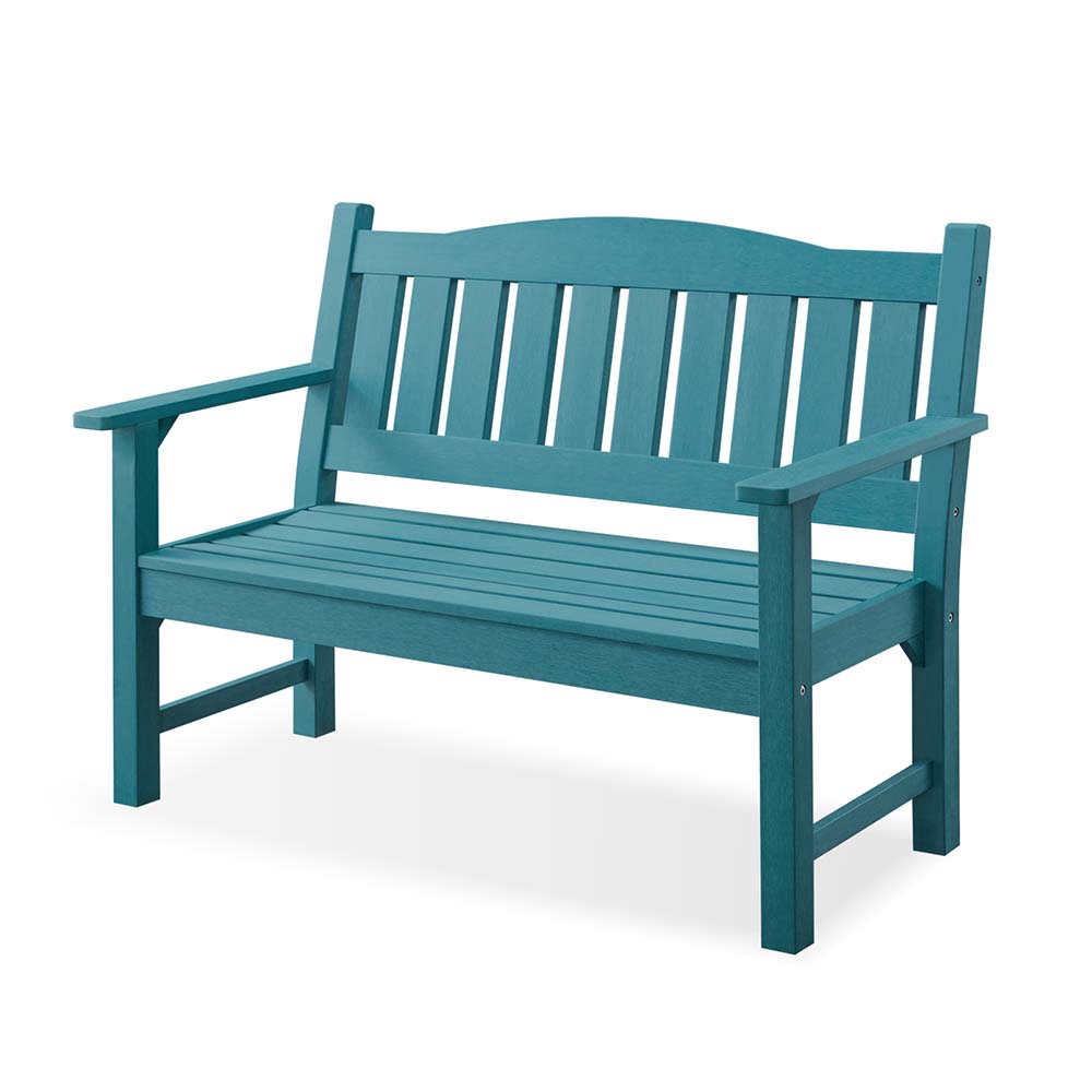Leisure outdoor bench sale bulk EDOB01 Blue
