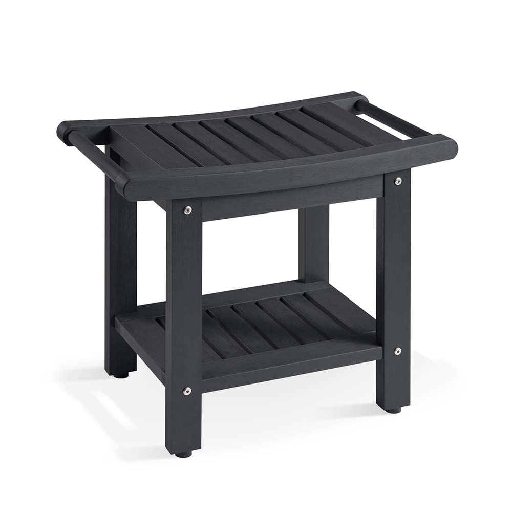 Shower Bench Towel Rack PS Lumber Sale Bulk ACSB01 Black