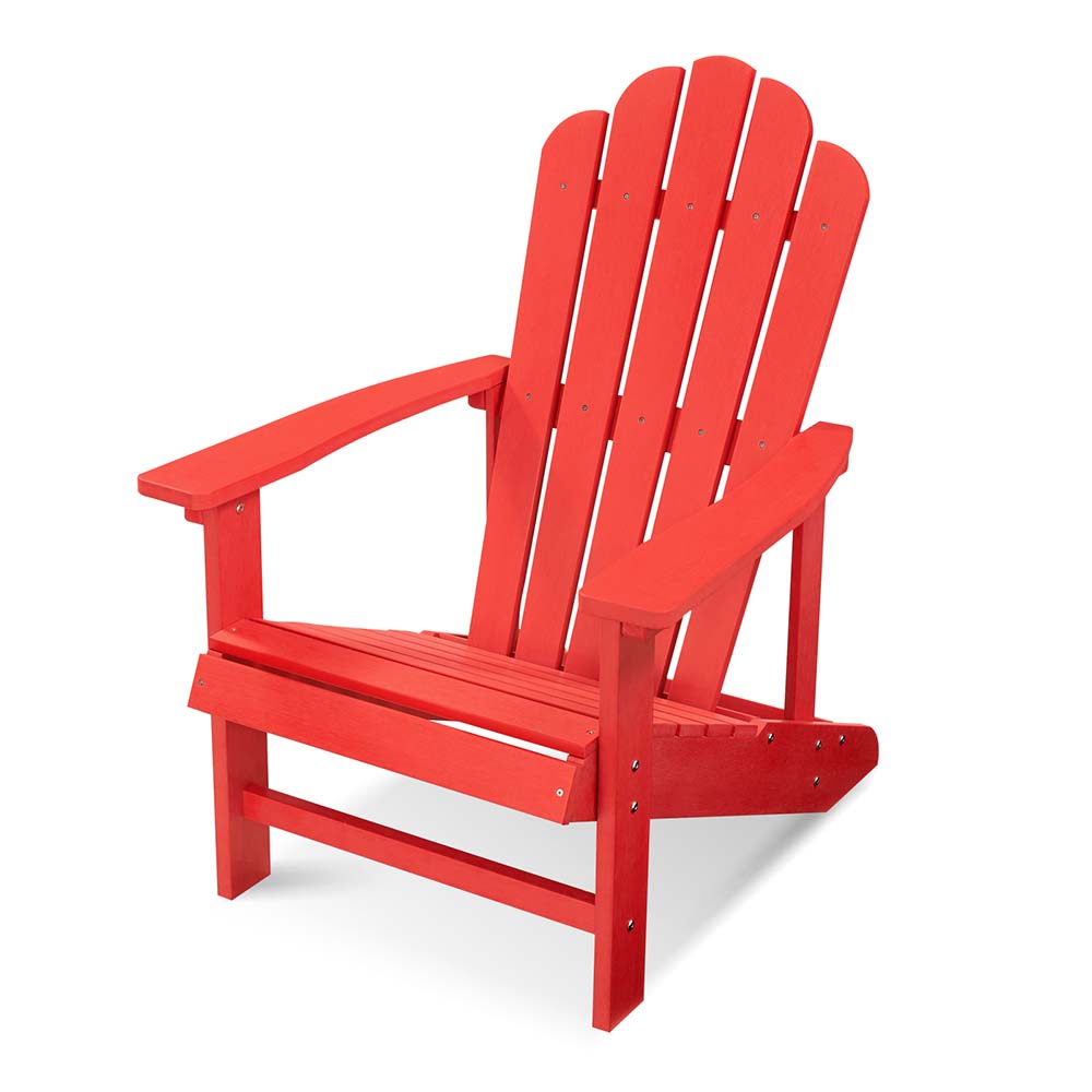 Traditional Adirondack Chairs HIPS Factory Price EDAC01 Red