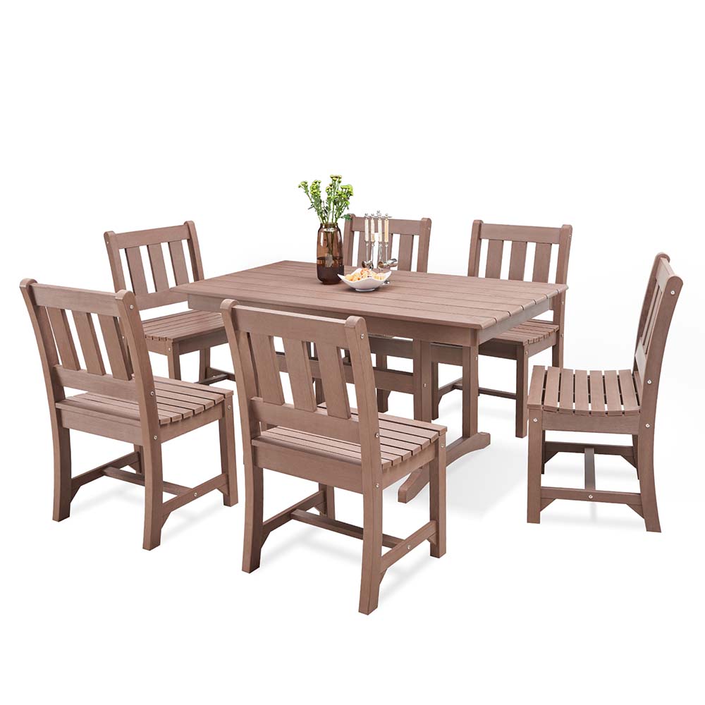 PS Lumber Wood Garden Dining Set EDDT01